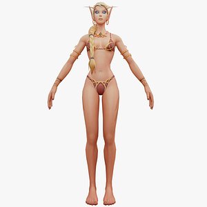 Full Customizable Female Blood Elf High-Quality