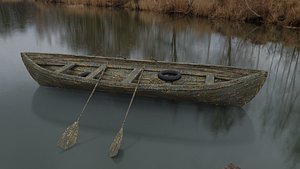 3D row boat