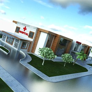 hospital 3D model