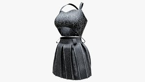 3D Gothic Style Outfit