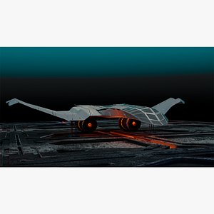 SpaceJet D-111 Starship Sci-fi model