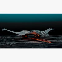 SpaceJet D-111 Starship Sci-fi