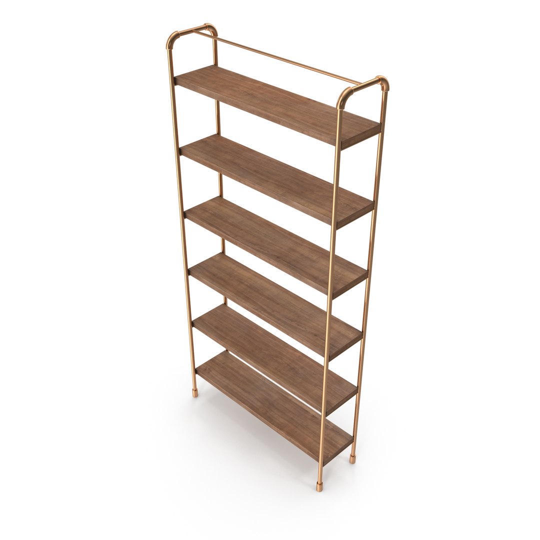 3D decorative shelf model TurboSquid 1961851