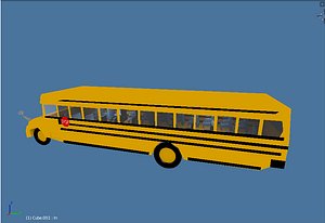 3D school bus
