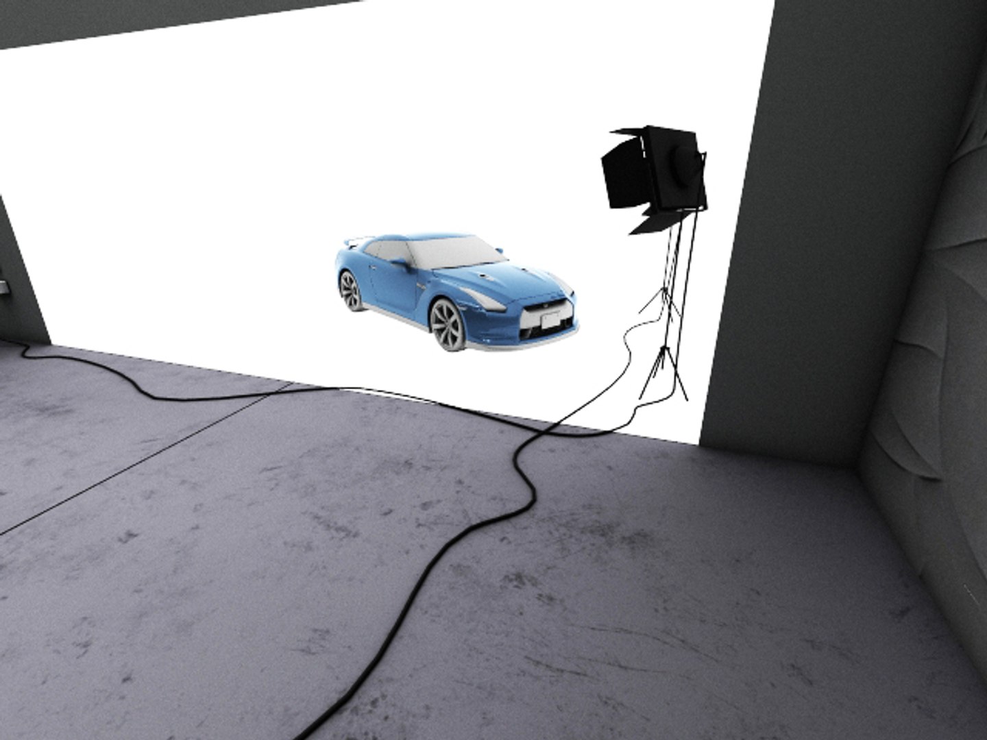 Studio Render Car 3d Max