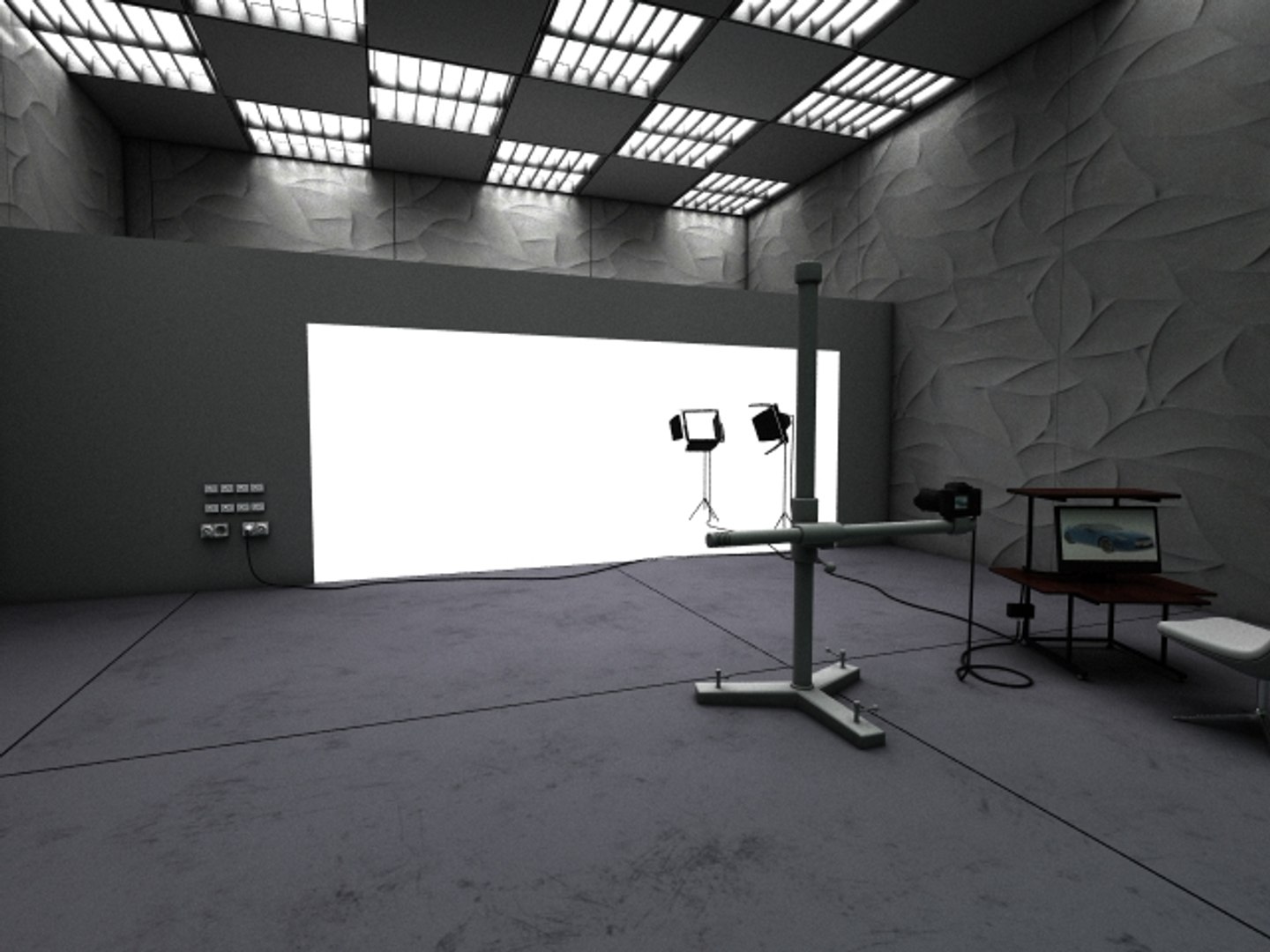 Studio Render Car 3d Max