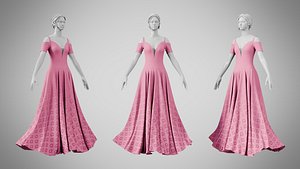 Dress 38 Deep Blush model