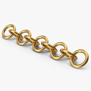 3D Gold Chain