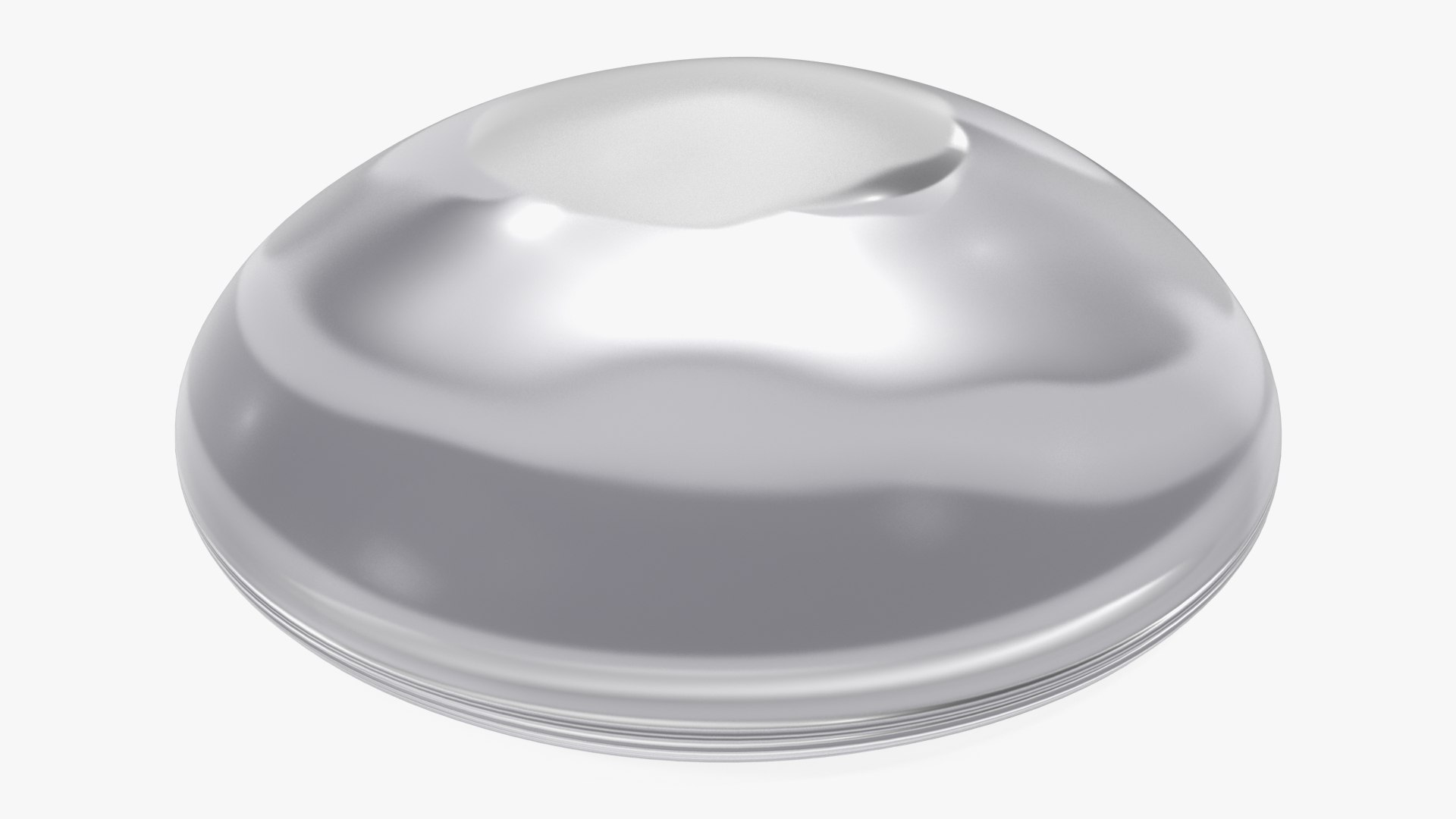 Moderate Smooth Female Breast Implant 3D model preview