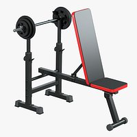 Wiltec Adjustable Weight Bench 230kg