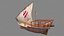 Qatar Traditional Boat 3D Model
