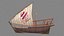 Qatar Traditional Boat 3D Model