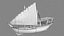 Qatar Traditional Boat 3D Model
