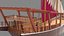 Qatar Traditional Boat 3D Model