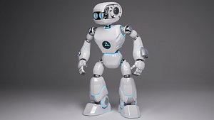 3D model cute robot