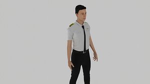 Airplane Pilot 3D model