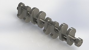 crankshaft v8 engine - model