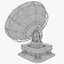 3D model set satellite dishs