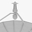 3D model set satellite dishs