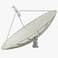3D model set satellite dishs