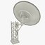 3D model set satellite dishs
