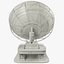 3D model set satellite dishs