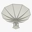 3D model set satellite dishs
