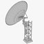 3D model set satellite dishs