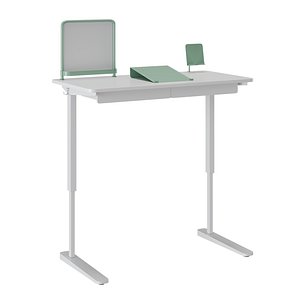 IkeaDesktopmax18corona6Ikea Relatera study desk with drawers 3D model