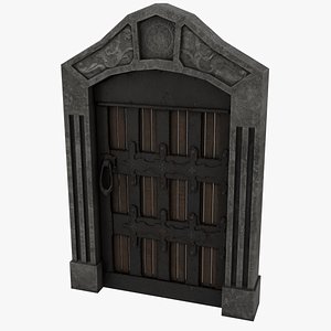 Medieval Door Roman Style Door 3D model