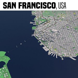 3D city san francisco model