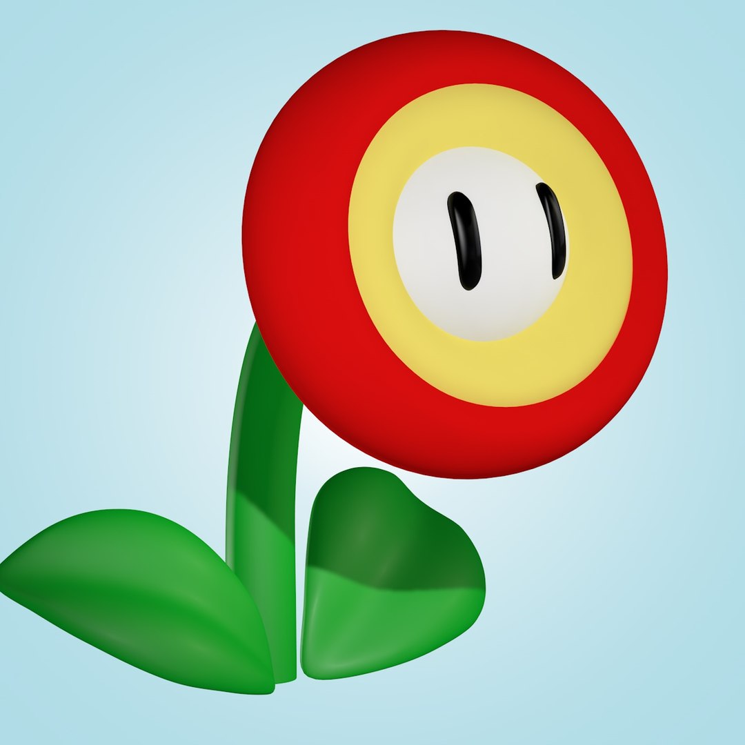 C4d Super Mario Flower