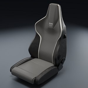 Recaro LX SF Camfort seat Brilliant Mesh Silwer 3D Model 2026 3D model