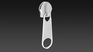 zipper 3d model