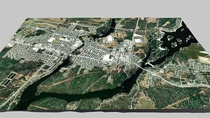 3D Cityscape Alma Canada model