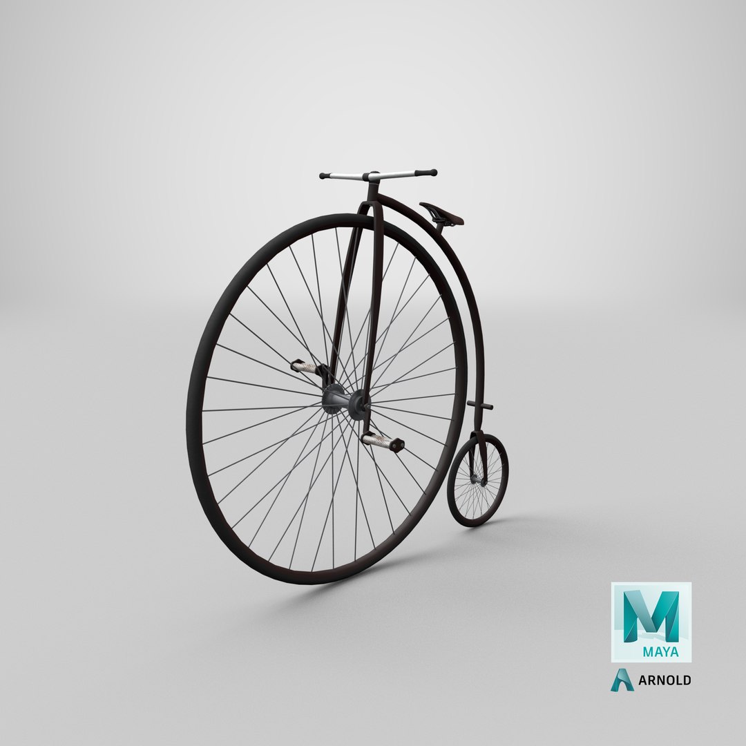 Penny-Farthing Bicycles 3D https://p.turbosquid.com/ts-thumb/PY/6bOyCh/t7/stemcell_maya_arnold_render/png/1651309186/1920x1080/fit_q87/1671be25e6895bdb2ce02b8a221ce4264b772794/stemcell_maya_arnold_render.jpg