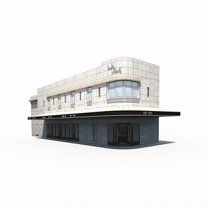 Dinner House 165 Low Poly