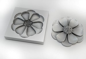 Flower - silicone mold for 3D printer in stl format 3D model