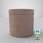 3D traditional pouf