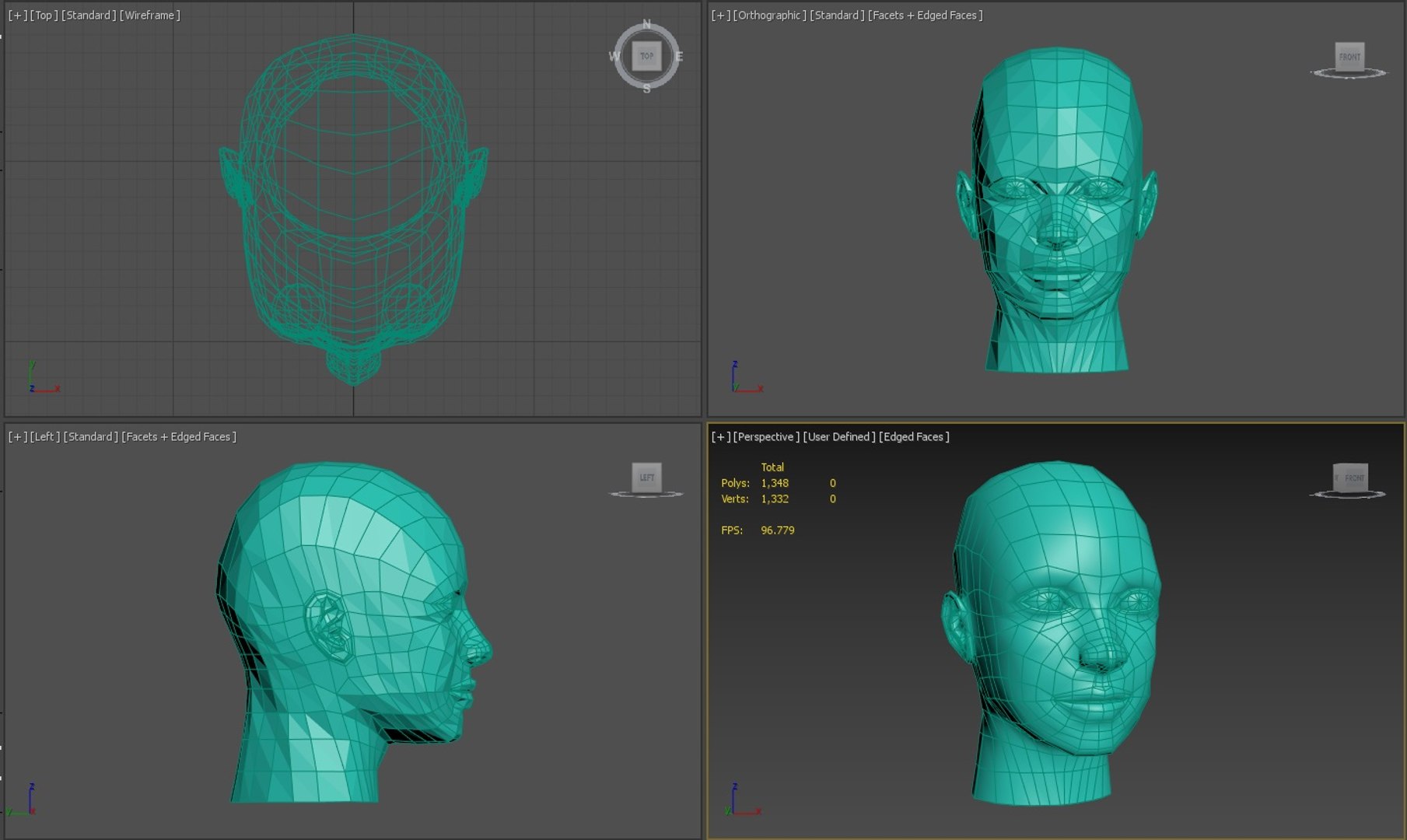 3D Face 2 TurboSquid 1859258