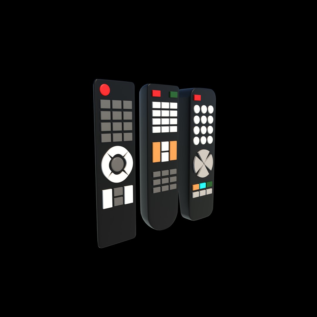3D Tv Remote Control 3D Model - TurboSquid 2362314