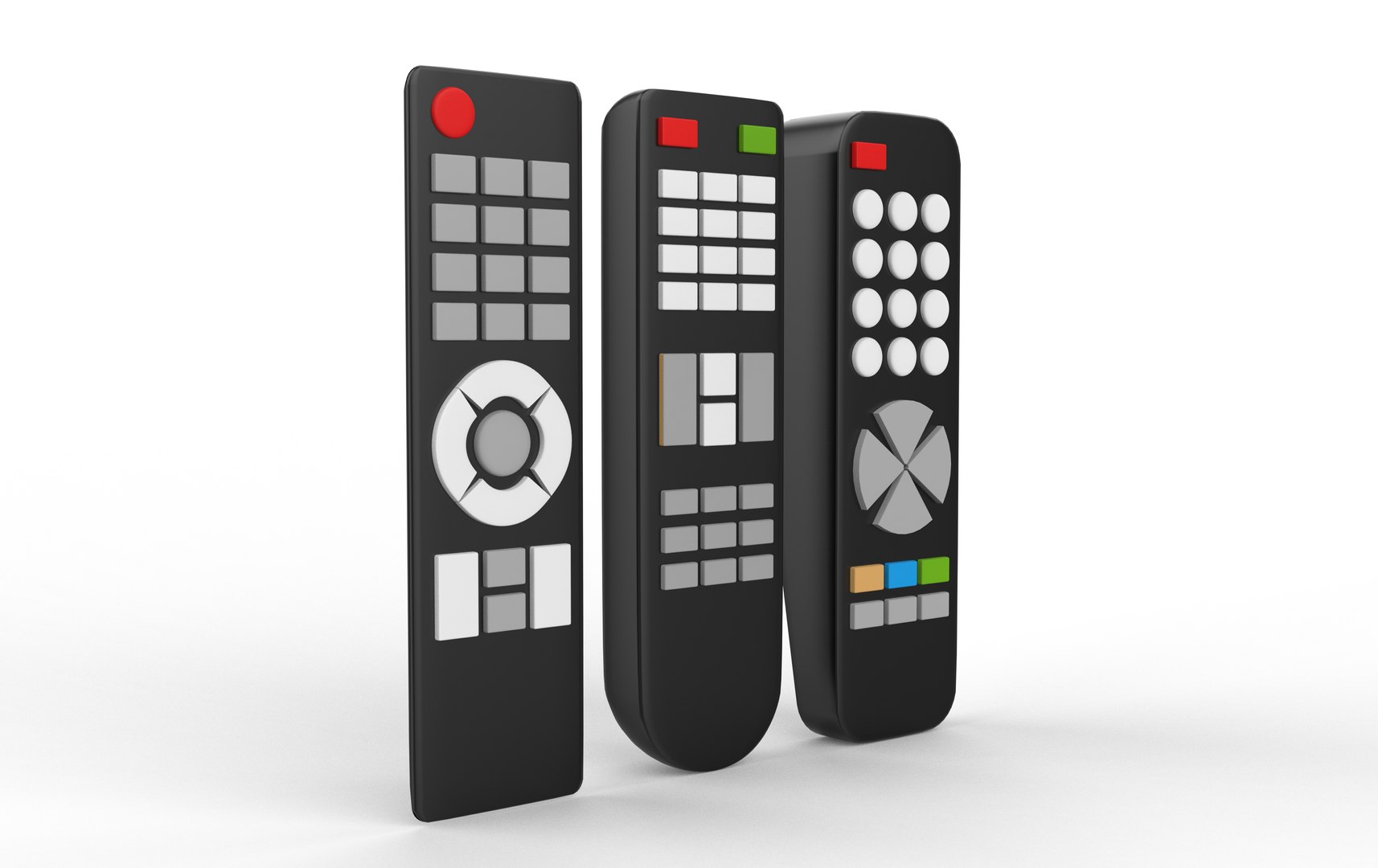 3D Tv Remote Control 3D Model - TurboSquid 2362314