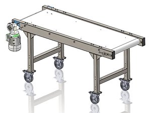 3D model conveyor belt