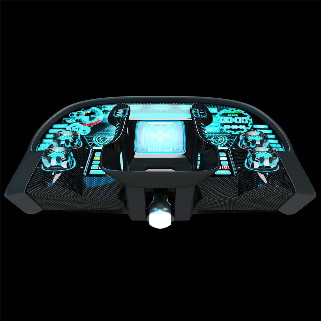 Interactive Control Panel 3D Model - TurboSquid 1362461