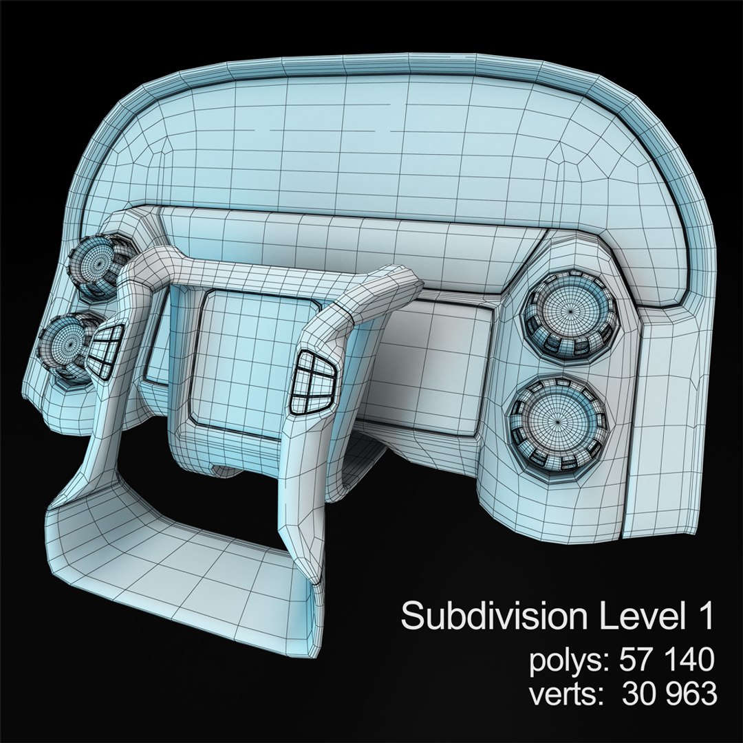 Interactive Control Panel 3D Model - TurboSquid 1362461
