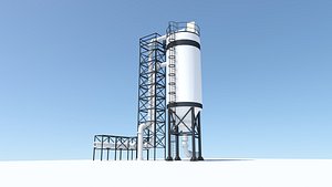 3D model refinery reactor