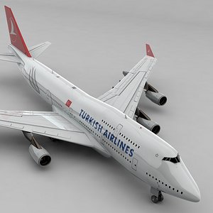 boeing 747 turkish airlines model