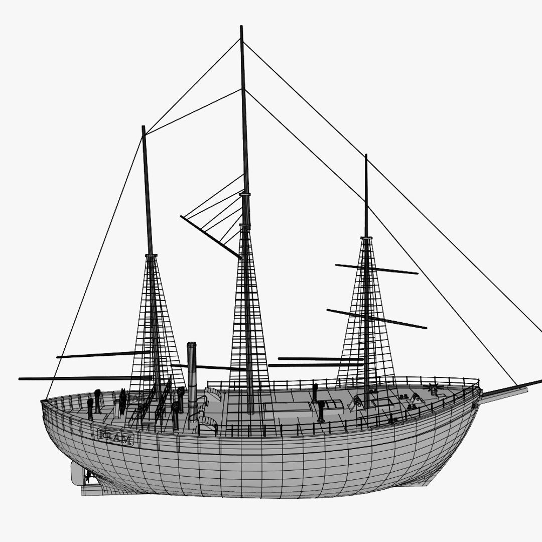 Fram Ship 3d Max