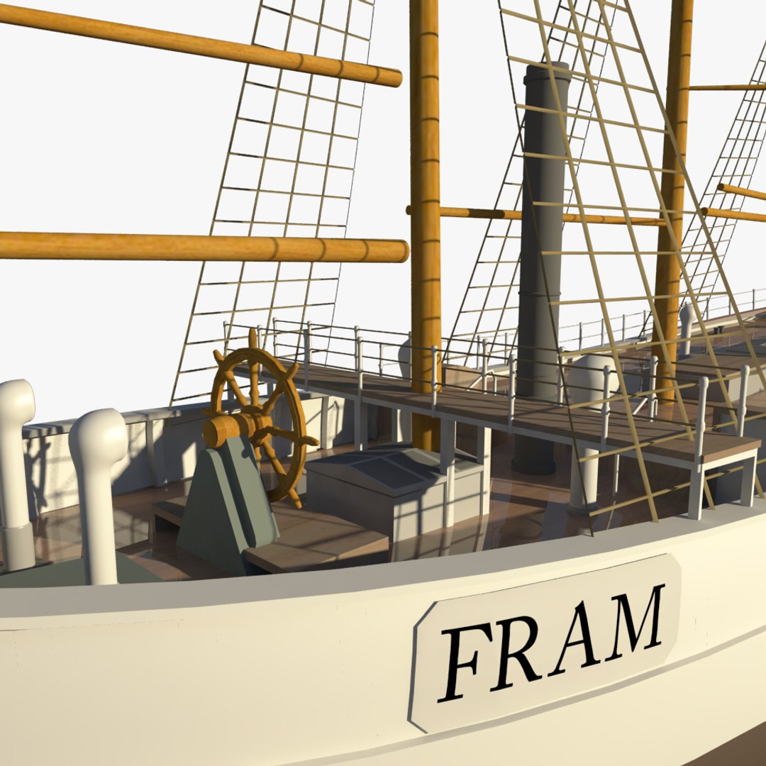 Fram Ship 3d Max