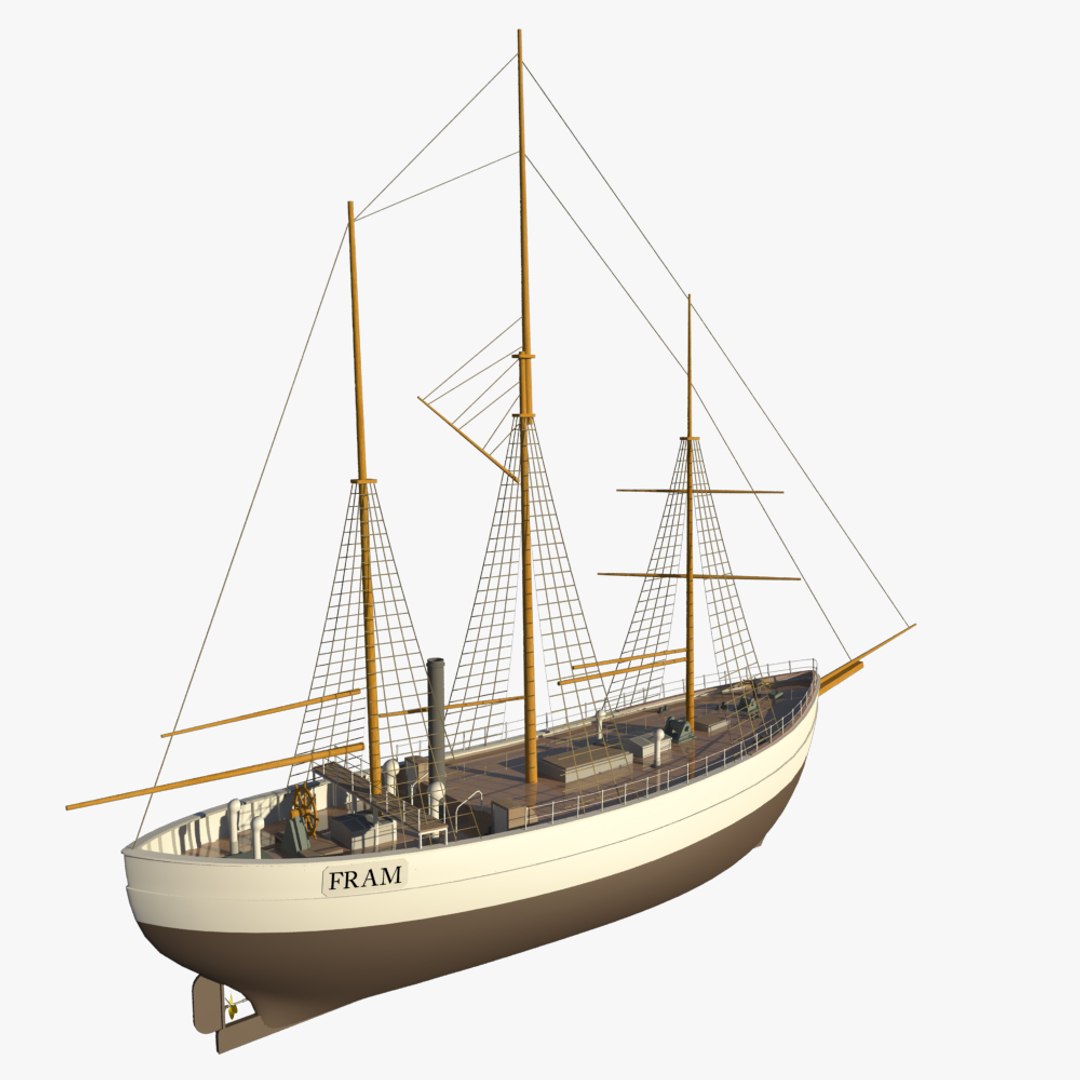Fram Ship 3d Max